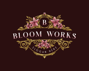 Luxury Flower Bloom logo design