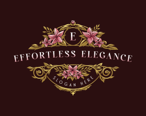 Luxury Flower Bloom logo design