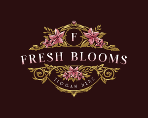 Luxury Flower Bloom logo design