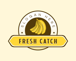 Banana Fruit Market logo design