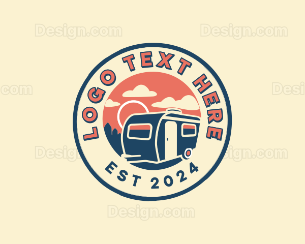 Road Trip RV Caravan Logo