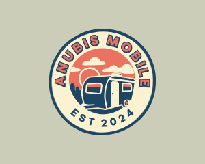 Road Trip RV Caravan logo design