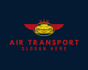 Transportation Car Wings logo design