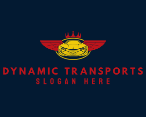 Transportation Car Wings logo design