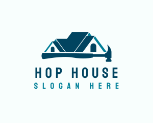 House Roof Maintenance logo design