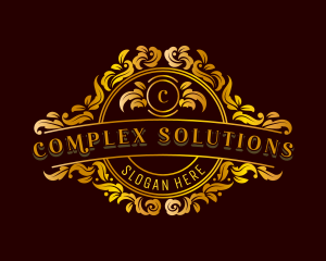 Luxury Deluxe Ornamental logo design