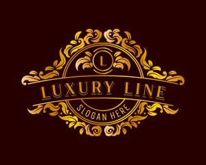 Luxury Deluxe Ornamental logo design