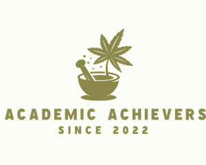 Marijuana Herbal Plant logo