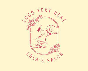 Nail Salon Spa logo design