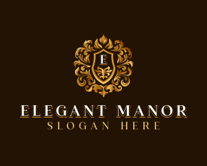 High End Hotel Crest logo design