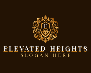 High End Hotel Crest logo design