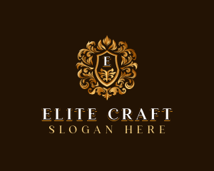 High End Hotel Crest logo design