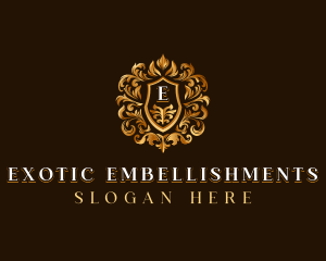 High End Hotel Crest logo design