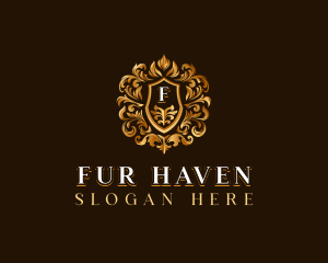 High End Hotel Crest logo design