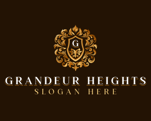 High End Hotel Crest logo design