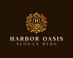 High End Hotel Crest logo design