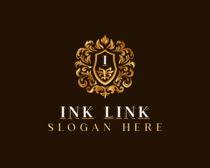 High End Hotel Crest logo design