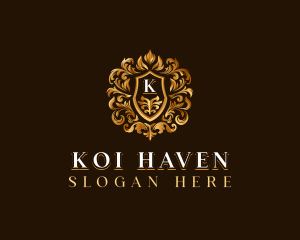 High End Hotel Crest logo design