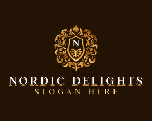 High End Hotel Crest logo design