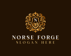 High End Hotel Crest logo design