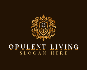 High End Hotel Crest logo design