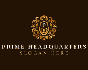 High End Hotel Crest logo design