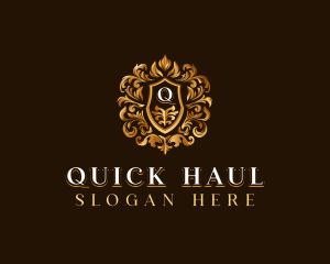 High End Hotel Crest logo design