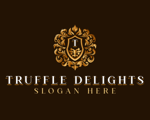 High End Hotel Crest logo design