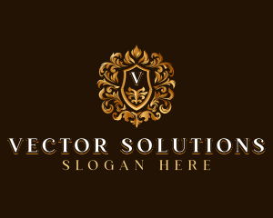 High End Hotel Crest logo design