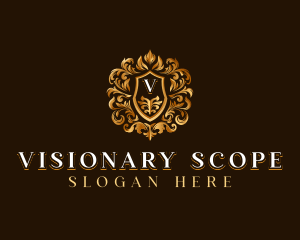 High End Hotel Crest logo design