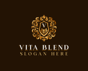 High End Hotel Crest logo design