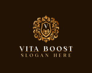 High End Hotel Crest logo design