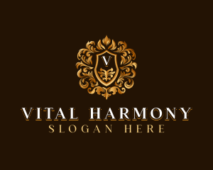 High End Hotel Crest logo design