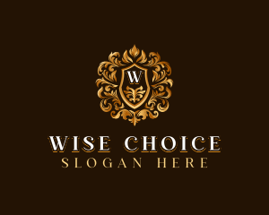 High End Hotel Crest logo design