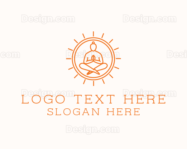 Yoga Meditate Health Logo