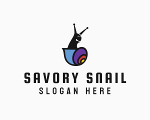 Garden Snail Shell logo