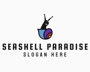 Garden Snail Shell logo