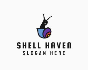 Garden Snail Shell logo