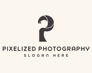 Creative Swirl Letter P logo design