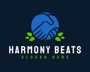 Handshake Leaf Unity Logo