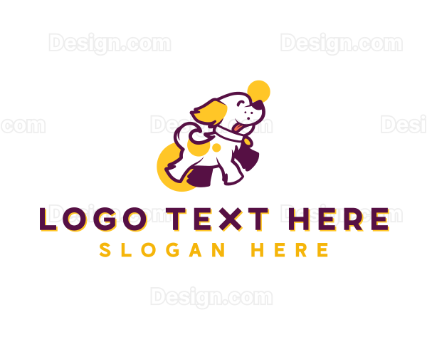 Dog Playful Pet Logo