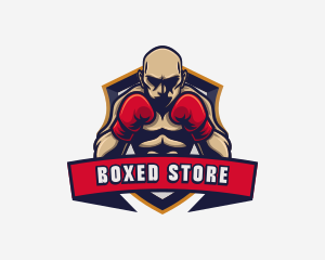 Boxing Fighter Athlete logo design