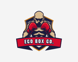 Boxing Fighter Athlete logo design