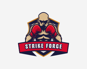 Boxing Fighter Athlete logo