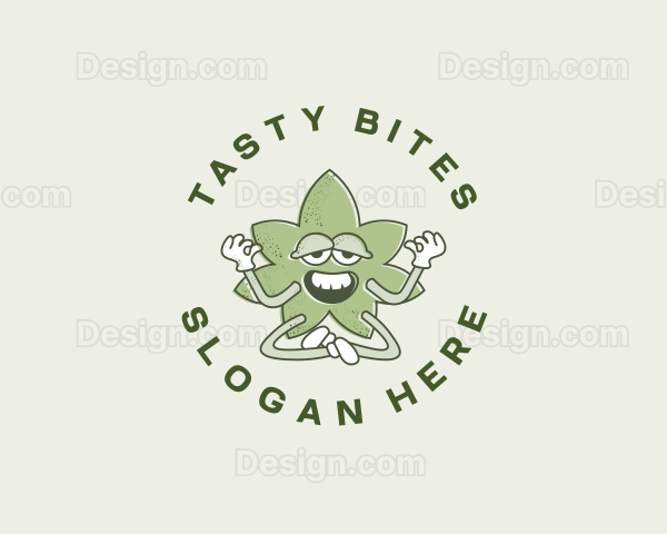 Marijuana Weed Herbal Logo