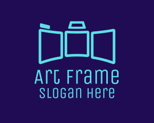 Panorama Camera Frame  logo design