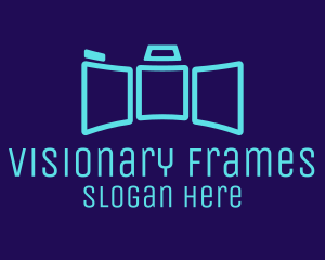 Panorama Camera Frame  logo design