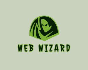 Evil Magician Wizard logo design