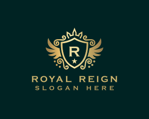 Royal Premium Shield logo design