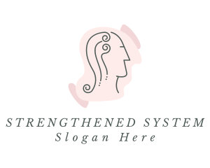 Beauty Hairdresser Woman  Logo